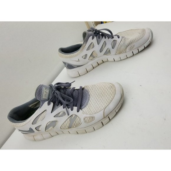 Nike Other - Nike Men's Free Run 2 Running Sneakers Wolf Grey Platinum White Size 11.5
